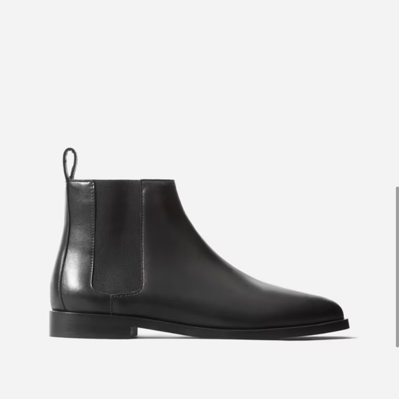 Everlane Chelsea boot made in Italian black leather sold out - Picture 4 of 12